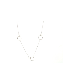 Collar plata  aros