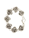 Pulsera de plata con 7 rosas