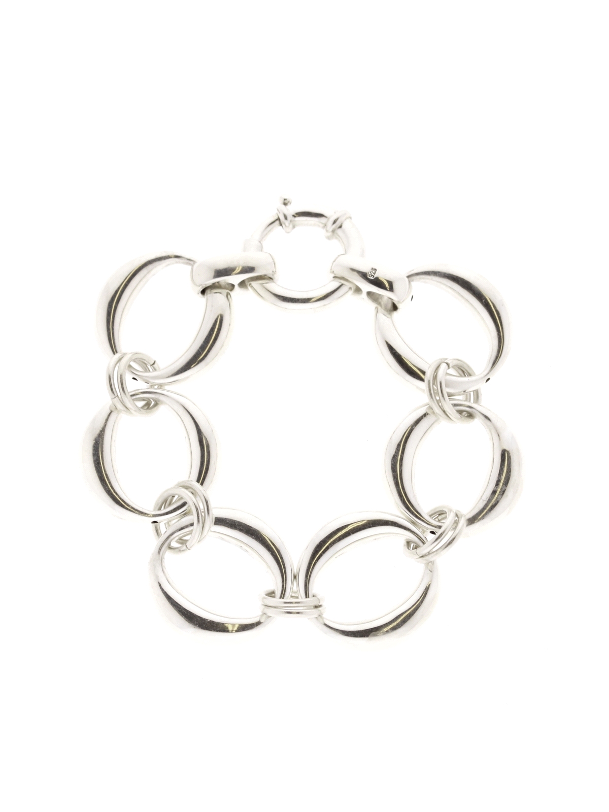 Pulsera de plata microfusión