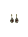 Pendientes plata turco con cristales