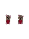 Pendientes plata oso