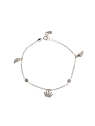 Pulsera plata con circonitas