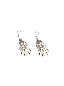 Pendientes plata filigrana